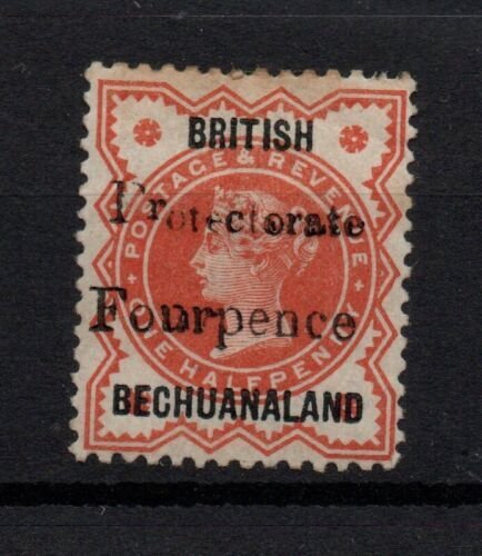 British Bechuanaland 1889 4d on 1/2d SG53 mint heavily hinged WS28389 