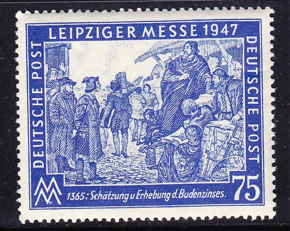 Germany #581  MNH Mi 966 V Plate Flaw