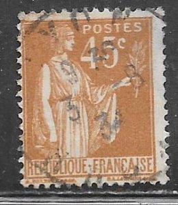 France 266: 45c Peace with Olive Branch, used, F