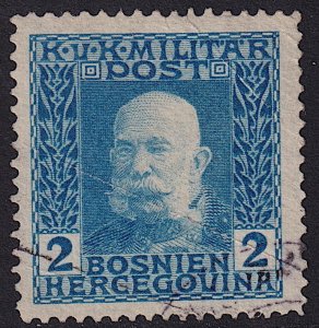 Bosnia & Herzegovina - 1912 - Scott #66 - used - Franz Josef