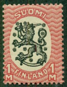 FINLAND #101, Mint Never Hinged, Scott $45.00