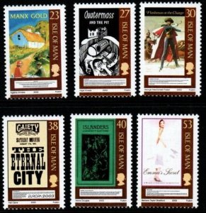 ISLE OF MAN SG1079/84 2003 THE MANX BOOKSHELF MNH