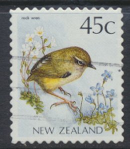 New Zealand SG 1589aab Used perf 11  SC# as 932 Rock Wren Birds 1991 see scan