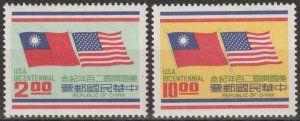 EDSROOM-16645 China 1985-1986 MNH 1976 Complete US Bicentennial