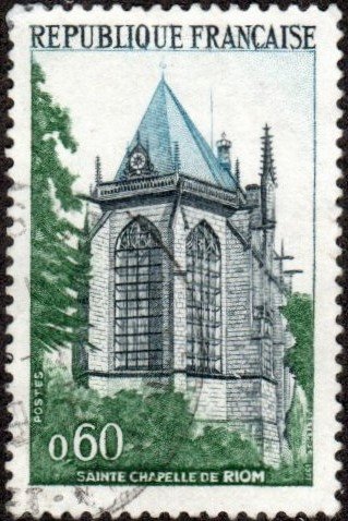 France 1310 - Used - 60c Sainte Chapelle, Riom (1971)