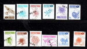 TOGO #  1862-1873  1999  FLOWERS  CTO  MINT VF NH