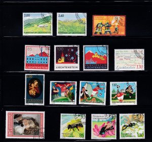 Liechtenstein 2008 , Year set First day CTO all MNH