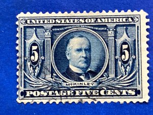 US Stamps - SC# 326 - Used  - Sound - SCV = $22.50