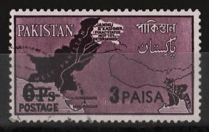 Pakistan 1961 Surch. on 'Border Disputes 1960' (1/2) USED