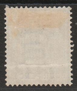 TURKS ISLANDS 1881 QV 4D BLUE 