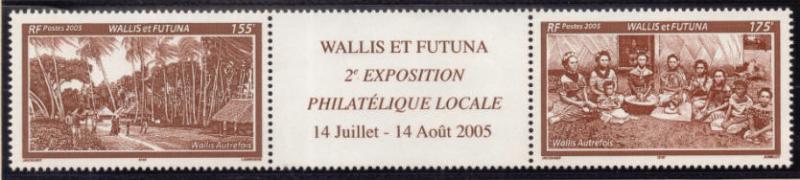 Wallis & Futuna #606 2005 Historical Images Strip MNH