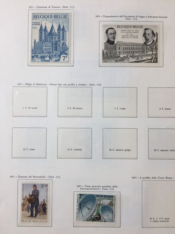 Belgium 1970/71+1974 MNH + Art Insects (Apx 65+) AB3242