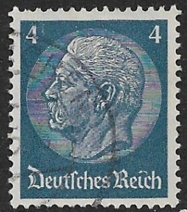 GERMANY 1933-35 4pf HINDENBURG Portrait Issue Sc 417 VFU