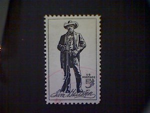 United States, Scott #1042, used(o), 1964, Sam Houston, 5¢, black