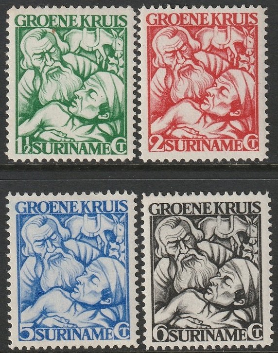 Suriname 1929 Sc B8-11 set MLH*