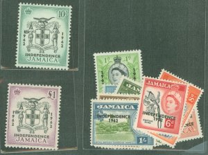 Jamaica #185-196  Single (Complete Set)