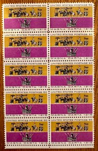 US#1265 Magna Carta block of 10 5c 1965 Mint Nh