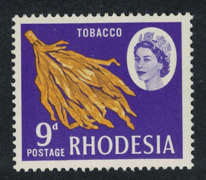 Rhodesia Tobacco 9d Litho Printing perf 14? Large Portrait SG#402