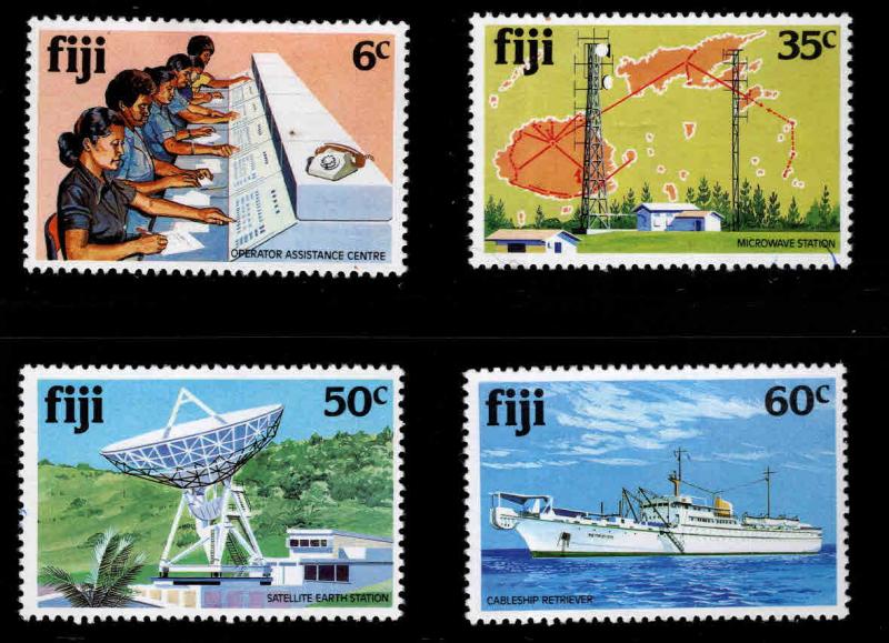 FIJI Scott 445-448 MH*  1981 telecom set