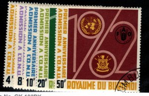 Burundi #57-61 MNH-XF