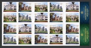 Australia SG4002b 2013 Historical Architecture Self Adhesive Booklet Pane U/M