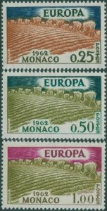 Monaco 1962 SG725-727 Europa MNH