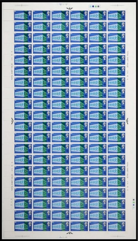 1969  Notable Anniversaries 9d Complete Sheet No dot UNMOUNTED MINT/MNH