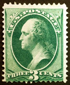 Classic #147 3c Green 1870 Unused without gum CV $80+