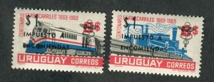 Uruguay Q102 - Q103 Mint Hinged Singles