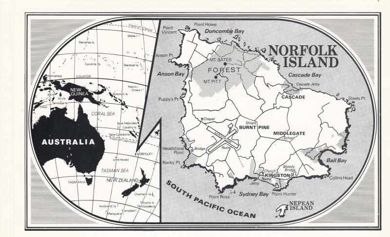 Norfolk Island 1976-77 Butterflies & Moths New Definitive Issue Booklet  VF/NH