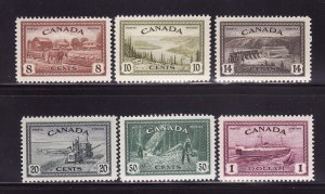 Canada 268-273 Set MH Scenes (B)