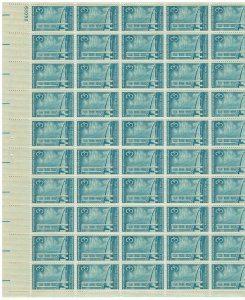 #1109 – 1958 3¢ Mackinac Bridge – MNH OG Sheet