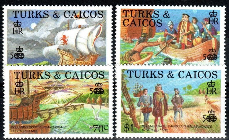 Turks And Caicos Islands #734-7 MNH CV $9.50 (X614)