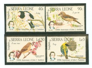 Sierra Leone #671-674 Mint (NH) Single (Complete Set)