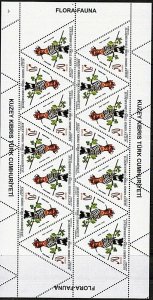 UNMOUNTED MINT 2013 FLORA FAUNA SET SHEETS TURKISH CYPRUS