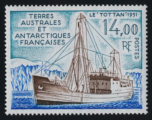 French Antarctic Territory 171 MNH Supply Ship Tottan 