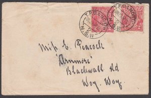 AUSTRALIA 1922 cover - TPO 1 NORTH / NSW railway cancel.....................N598