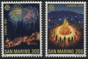 San Marino 998-999 (mnh) San Marino Day celebrations (1981)