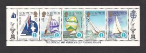 SOLOMON ISLANDS SC# 574 c,d,f,i,j F-VF MNH 1986 STRIP/5