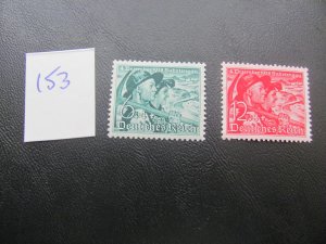 Germany 1938 MNH SC B132-133 SET XF 40 EUROS (153)