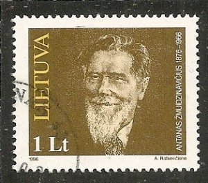 Lithuania   Scott  534  Famous Man    Used