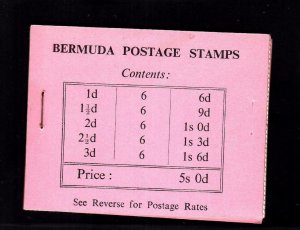 Bermuda: Sc #121Ac, MNH, Complete Booklet (36598)