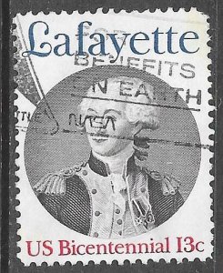 USA 1716: 13c Marquis de Lafayette, used, VF