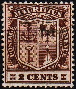 Mauritius. 1910 2c S.G.206 Fine Used