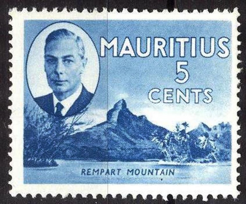 Mauritius 1950 Landscapes Rempart Mountain MNH