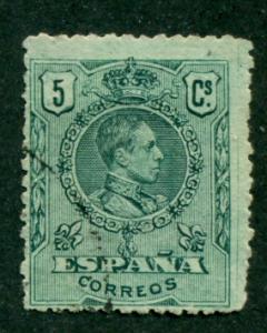 Spain 1909 #298 U SCV(2018)=$0.25