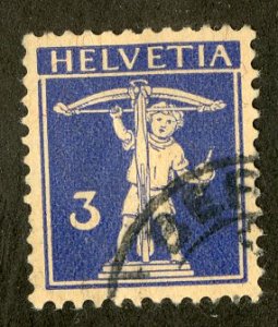 SWITZERLAND 156 USED SCV $16.00 BIN $6.75 YOUNG BOY