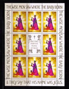 NEVIS Sc#118-120 MNH FVF Set3 x SHTLT Christmas