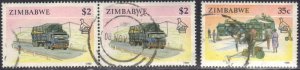 ZIMBABWE  SC# 627+631  **USED** 35c +$2  1990   SEE SCAN