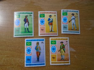 Mauritania  #  341-42 / C160-62  used